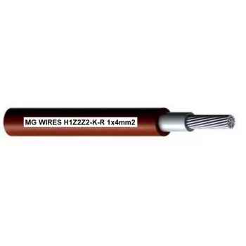 MG H1Z2Z2-K-R-4MM2/50M cable fotovoltaico 4mm² rojo 50m