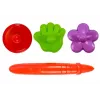 LEAN TOYS Pizarra magnética de dibujo con 3 sellos y punzón