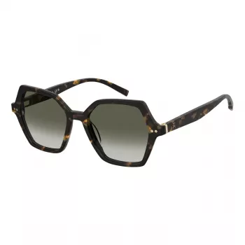 Gafas de sol rectangulares de mujer Tommy Hilfiger TH-2213-S-086 - montura Dark Havana, cristales Brown Gradient