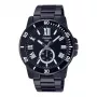 Reloj de hombre CASIO MTPVD200B1BUD analógico de cuarzo 45 mm acero inoxidable negro con baño de iones