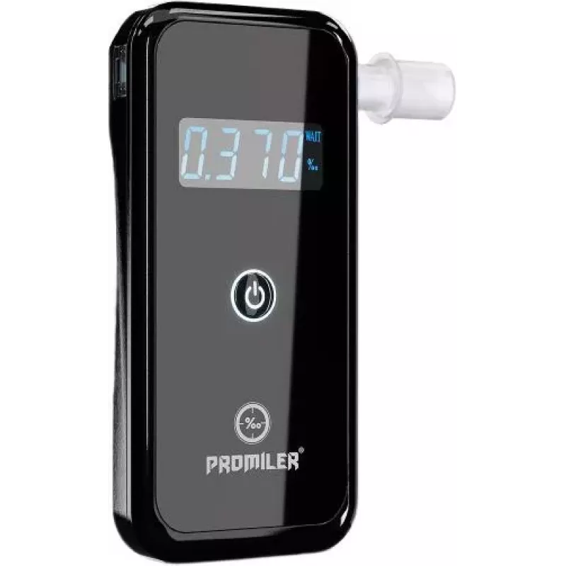 PROMILER AL7010 Alcoholímetro, sensor semiconductor, 2x AA