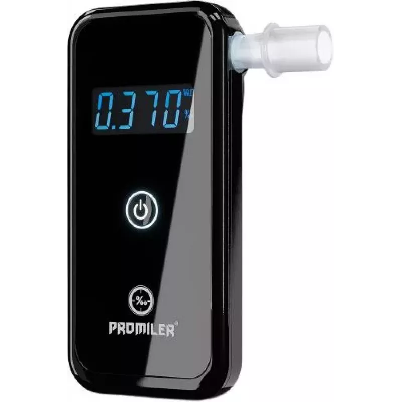 PROMILER AL7010 Alcoholímetro, sensor semiconductor, 2x AA