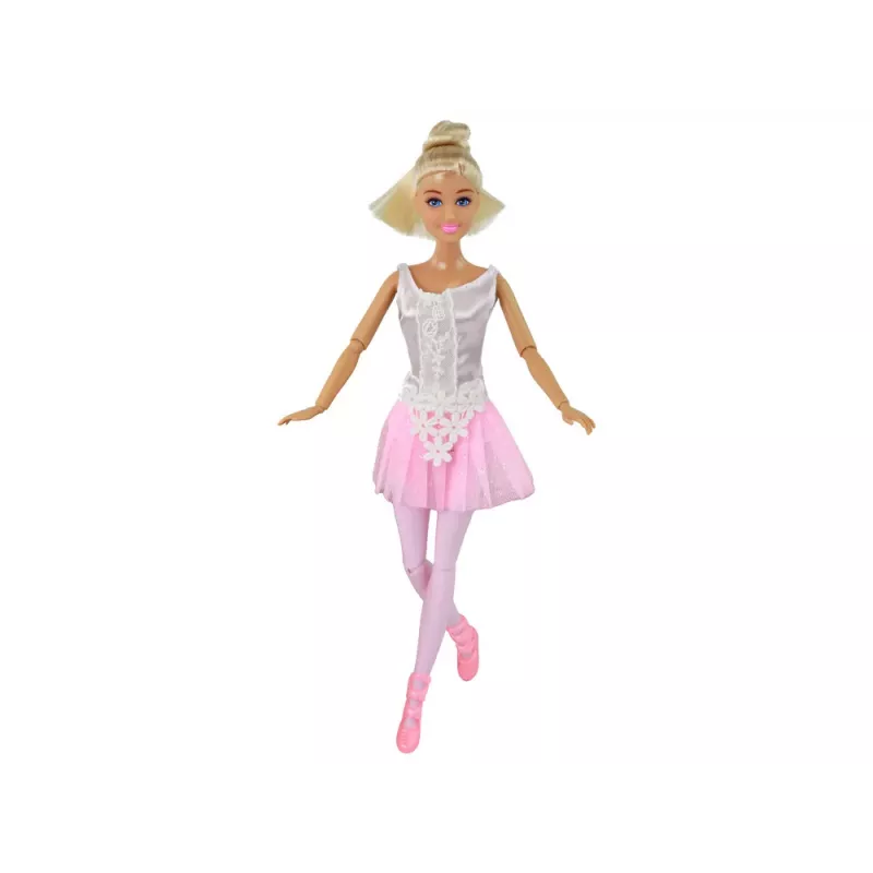 Muñeca infantil LEAN TOYS Anlily bailarina danzarina estatuilla moño vestido rosa