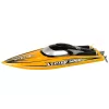 Lancha motora de carreras RC LEAN TOYS SR80 PRO brushless ARTR 74 km/h amarilla