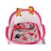 Mecedora de cuna multifunción 2 en 1 LEAN TOYS base infantil con sonidos y vibraciones rosa