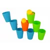 Juego de puzzle de vasos LEAN TOYS 3 en 1 44 piezas