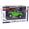Coche todoterreno con batería LEAN TOYS propulsión por fricción metal verde 1:32