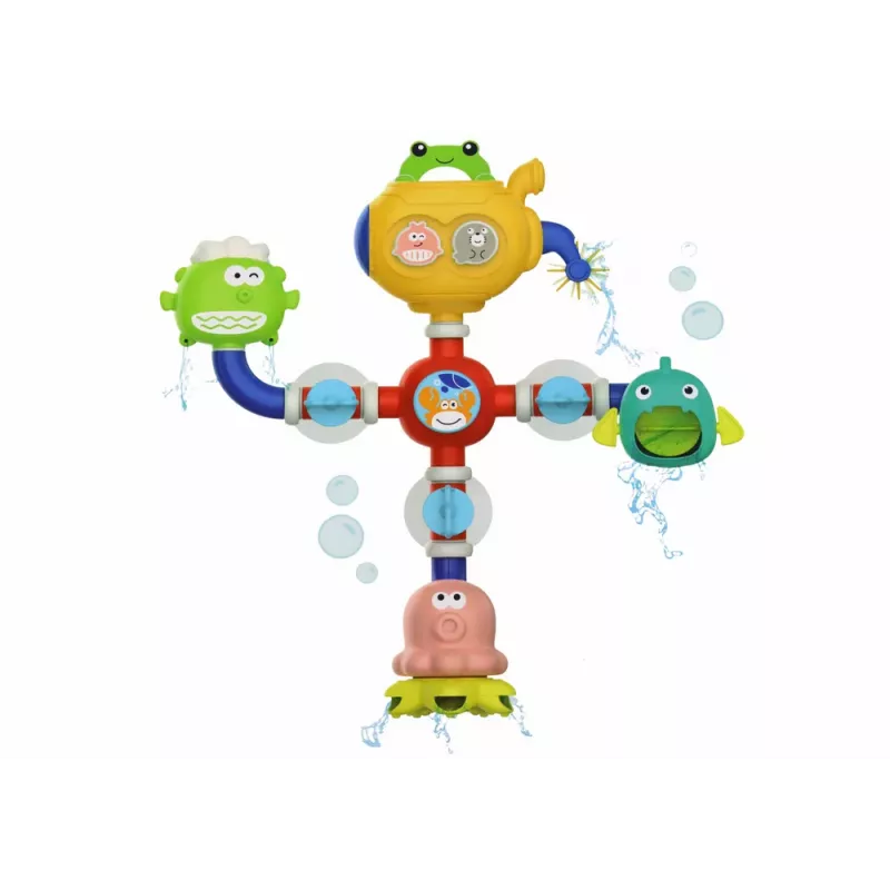 LEAN TOYS Juguete de baño robot con ventosas