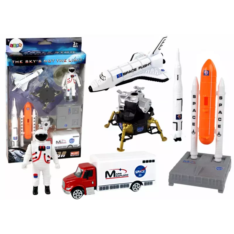 LEAN TOYS Set de juguete espacial colorido