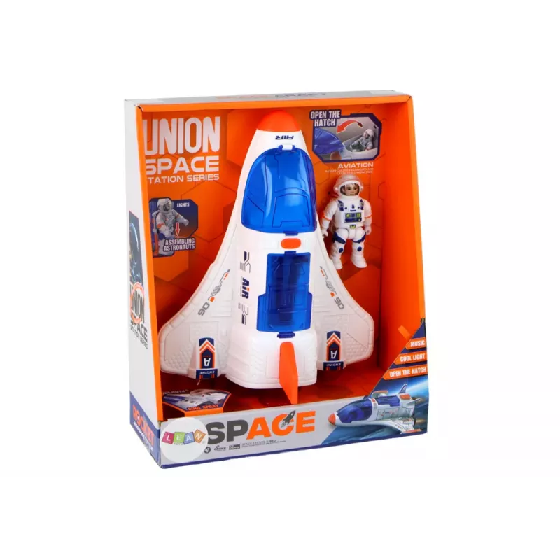 LEAN TOYS Space Mission Set espacial Cohete Cosmonauta Cosmos 2 elementos