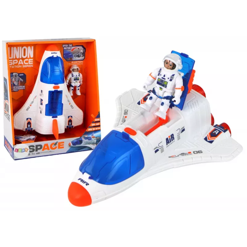 LEAN TOYS Space Mission Set espacial Cohete Cosmonauta Cosmos 2 elementos