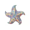 LEAN TOYS Mascota de peluche Estrella de mar azul cojín 45 cm