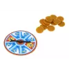 LEAN TOYS Juego arcade tiburón pirata monedas explosivas rueda de dibujo
