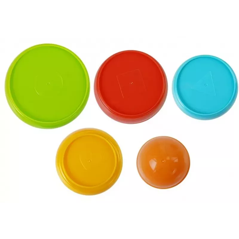 LEAN TOYS Vasos apilables para bebés 5 uds.