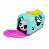 LEAN TOYS Little Panda con transportador mascota peluche interactivo