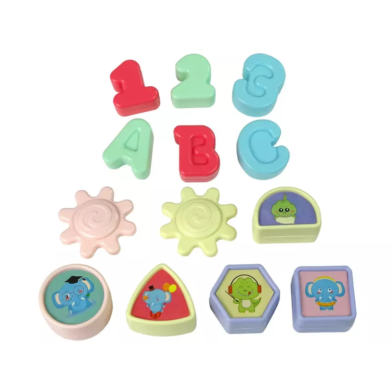 LEAN TOYS Clasificador de teléfono interactivo para aprender formas, números y piano