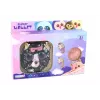 LEAN TOYS Set de monederos con cierre para niñas monedero Kitty 4 piezas