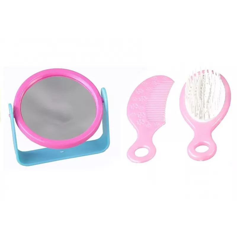 LEAN TOYS Set de belleza para niñas accesorios para el pelo secador de pelo realista en bolsa