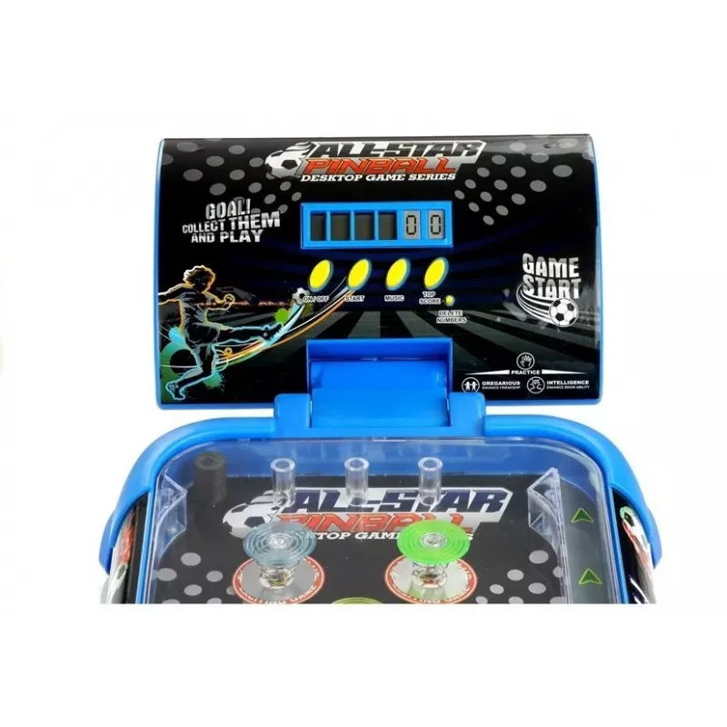 LEAN TOYS Juego arcade pinball máquina de pinball luces sonidos 53 cm