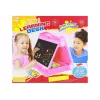 LEAN TOYS Pizarra plegable 2 en 1 - tiza y rotulador