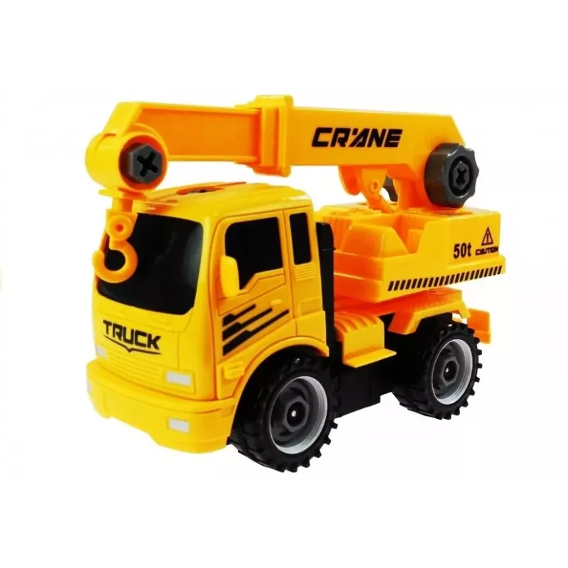 LEAN TOYS Set de vehículos para desatornillar hormigonera volquete