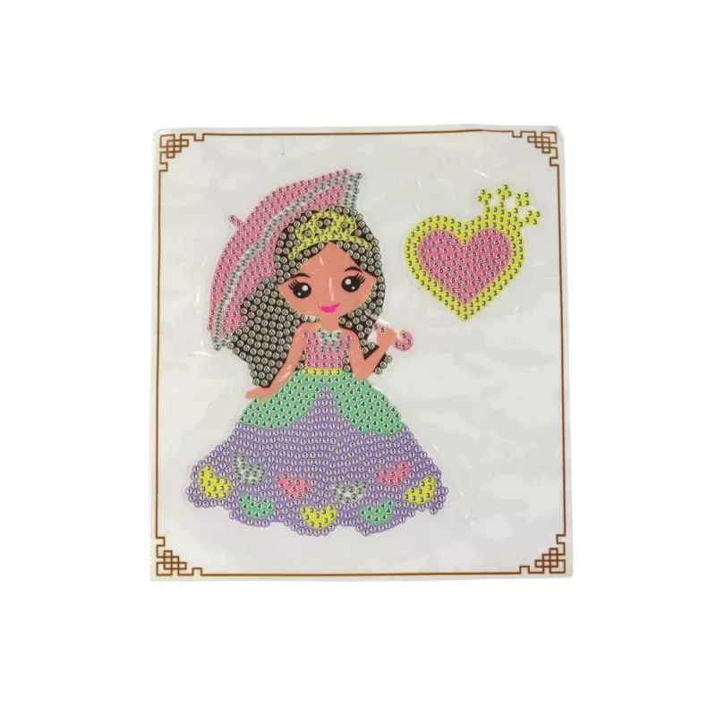 LEAN TOYS Set de abalorios DIY llavero Princess Pocket