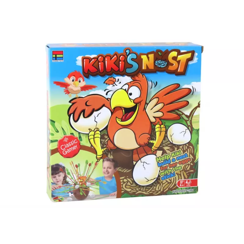 LEAN TOYS Construye un nido de gallina con palos Juego familiar arcade