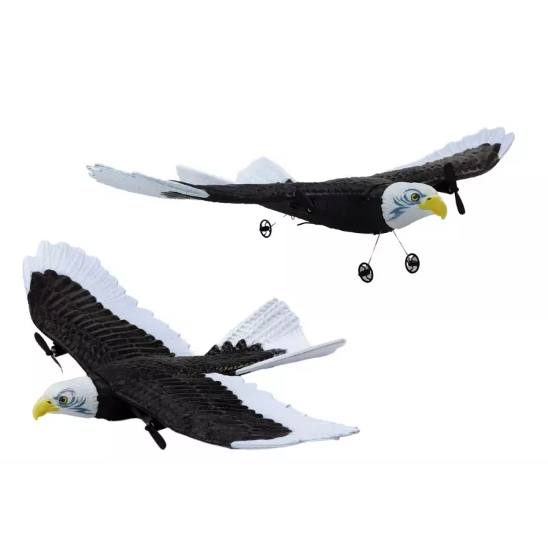 LEAN TOYS Águila Pájaro Avión RC teledirigido 2.4G 41cm x 28cm x 5cm