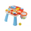 LEAN TOYS Juguete deslizante Mesa de aprendizaje interactiva 2en1 Rojo