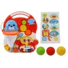 LEAN TOYS Juguete deslizante Mesa de aprendizaje interactiva 2en1 Rojo