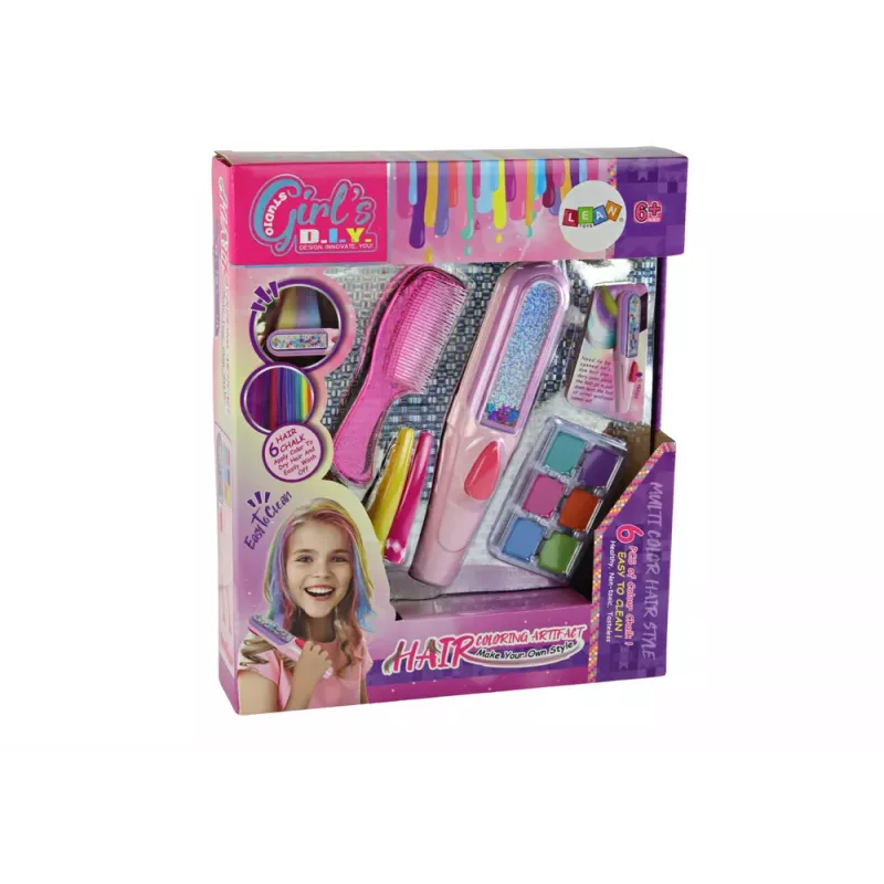 LEAN TOYS Set de Peluquería y Maquillaje Accesorios