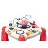 LEAN TOYS Mesa de Aprendizaje Interactiva Panel Infantil Piano Space Rojo