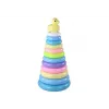 LEAN TOYS Puzzle Pirámide Pato 12 Círculos 39cm x 17.5cm x 17.5cm