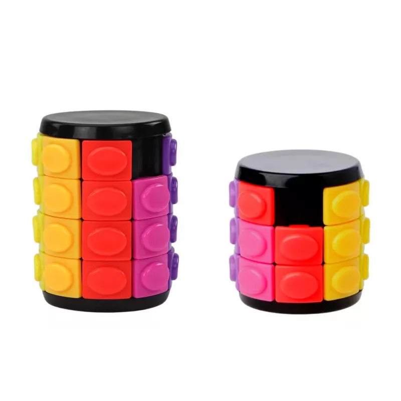 LEAN TOYS Set de Puzzle Lógico de Cilindros 3 Niveles de Dificultad