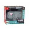 LEAN TOYS Peluche Animal Interactivo Gatito Camina y Maúlla Gris