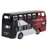 LEAN TOYS Autobús de Dos Pisos Radiocontrol RC Luces 1:24 Rojo