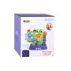 LEAN TOYS Panel educativo de dinosaurio Whack-A-Mole clasificador juego para niños morado