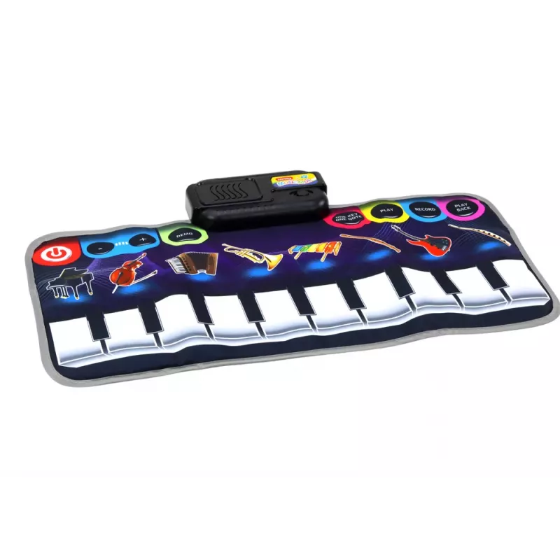 LEAN TOYS Alfombrilla musical educativa piano instrumentos musicales