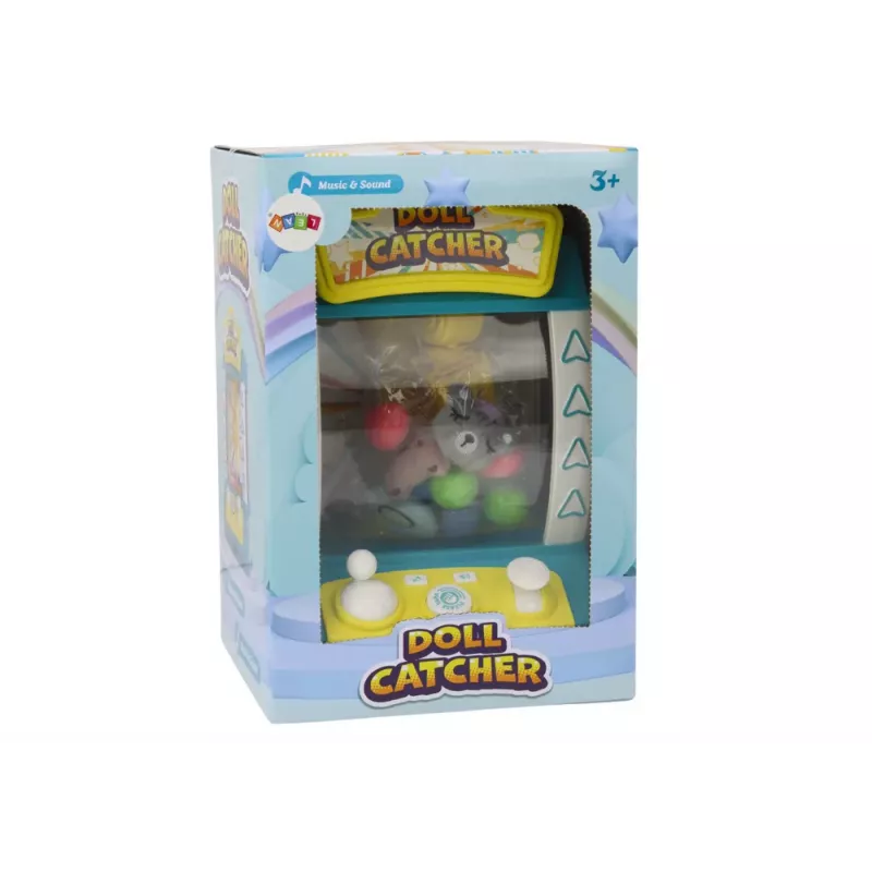 LEAN TOYS Juego arcade grúa para agarrar muñecos, peluches, bolas, turquesa