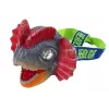 LEAN TOYS Linterna frontal de dinosaurio linterna cinta ajustable 3 LED