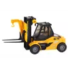 LEAN TOYS Carretilla elevadora amarilla 1:16 horquillas móviles sonidos luces