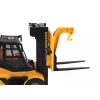 LEAN TOYS Carretilla elevadora amarilla 1:16 horquillas móviles sonidos luces