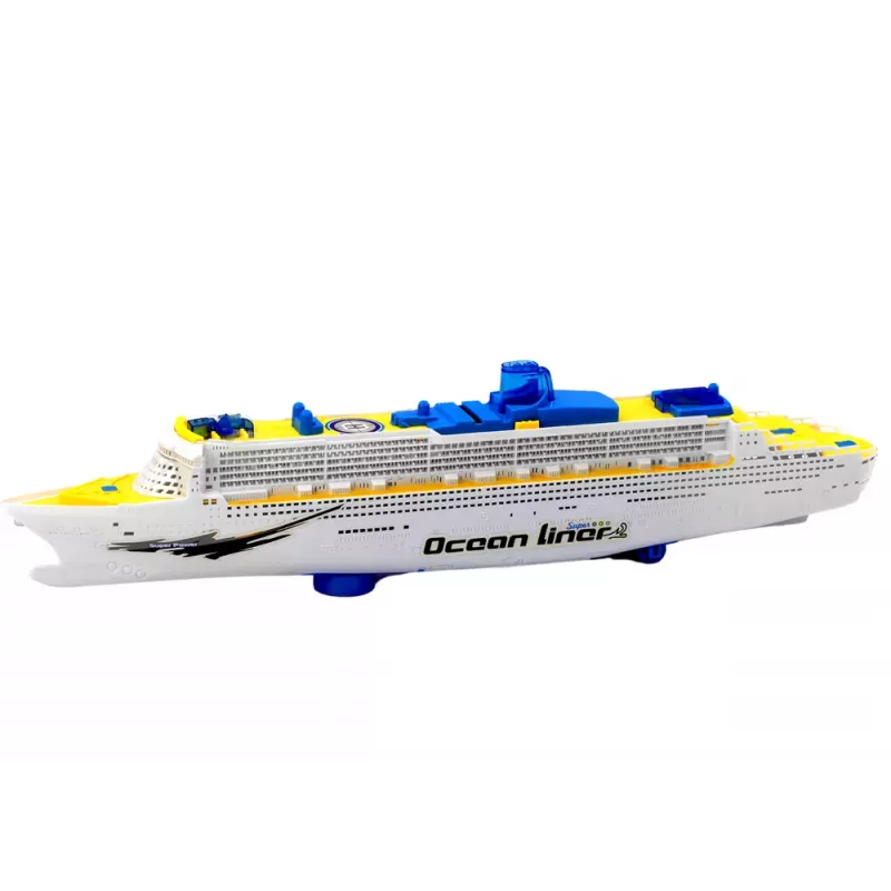 LEAN TOYS Crucero de pasajeros con luces de circulación y sonidos