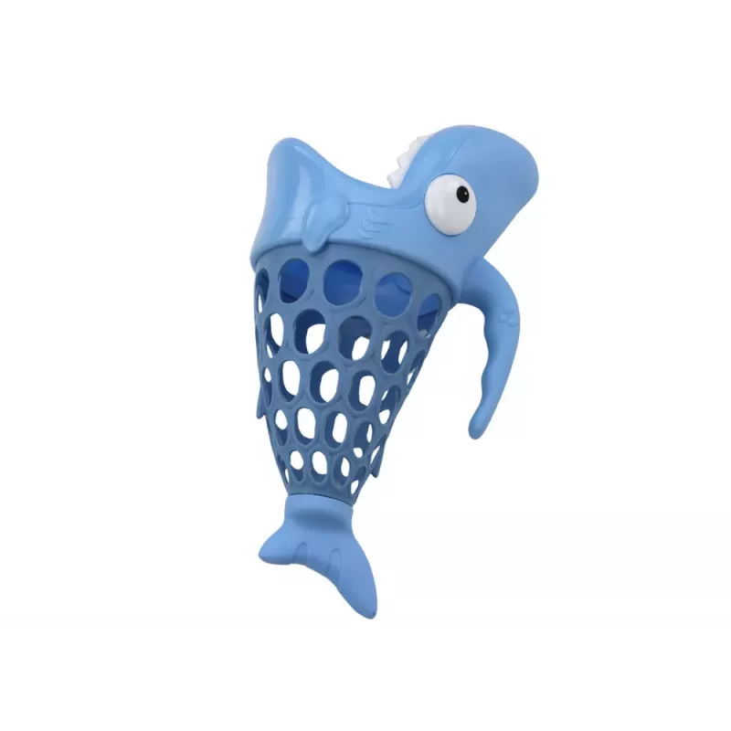 LEAN TOYS Cesta de Pesca Soporte Tiburón Pez Azul