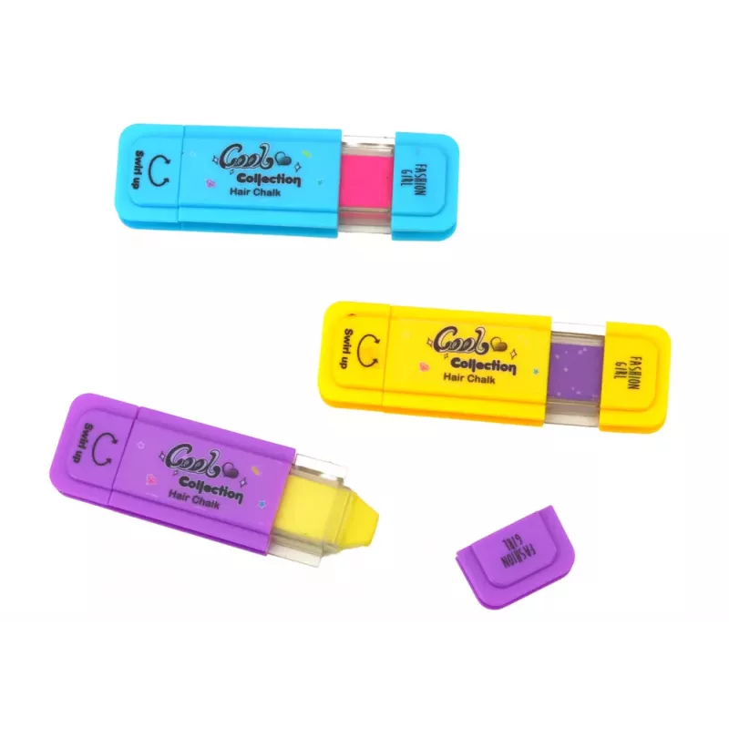 LEAN TOYS Set de Tinte para el Pelo, Pintauñas, Bálsamo Labial - Set de Cosmética para Niños