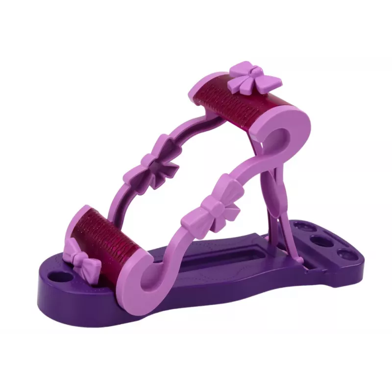 LEAN TOYS Set Creativo de Bisutería con Hilo de Bordar y Abalorios