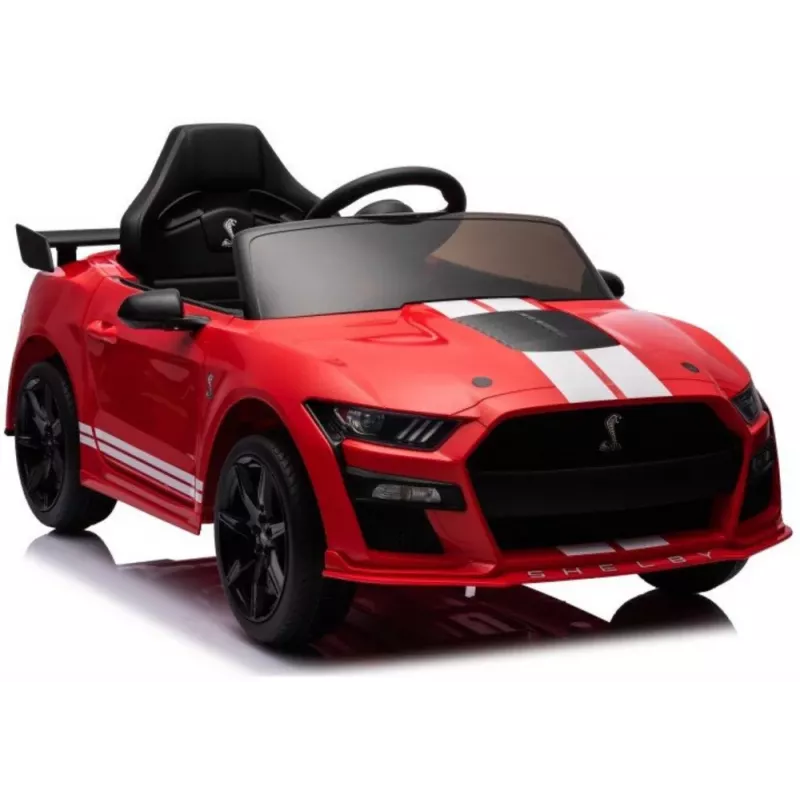 LEAN CARS Vehículo a Batería Ford Mustang GT500 Shelby Rojo