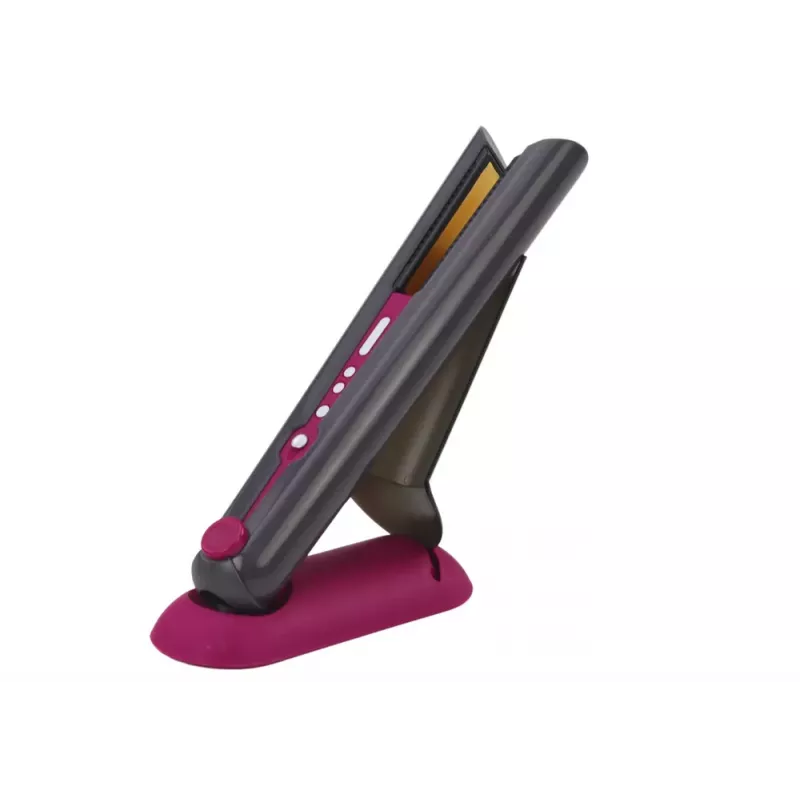 LEAN TOYS Plancha de Pelo de Juguete con Soporte, Luces y Sonidos