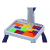 LEAN TOYS Mini Proyector Tetris de Mesa 2en1 Azul Unicornio