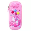 LEAN Estuche Escolar Unicornio 3D Plegable Morado 23x10x5 cm
